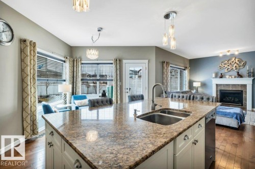 1 Rosemount, Beaumont, AB - Indoor Photo Showing Kitchen With Double Sink