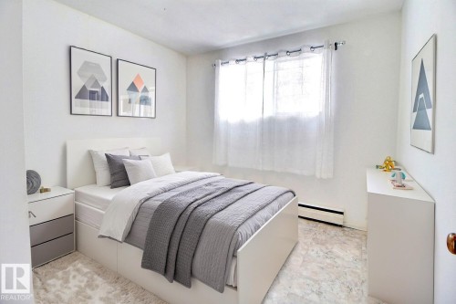 Virtually Staged - 5109 49 Avenue, Andrew, AB - Indoor Photo Showing Bedroom