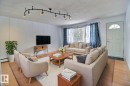 Virtually Staged - 5109 49 Avenue, Andrew, AB  - Indoor Photo Showing Living Room 