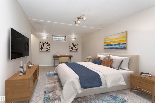6112 142 Avenue, Edmonton, AB - Indoor Photo Showing Bedroom