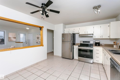 6112 142 Avenue, Edmonton, AB - Indoor Photo Showing Kitchen With Double Sink