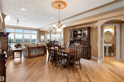 4 Placer Close, St. Albert, AB - Indoor Photo Showing Dining Room