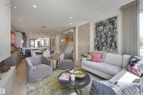 13508 Ravine Drive, Edmonton, AB - Indoor Photo Showing Living Room