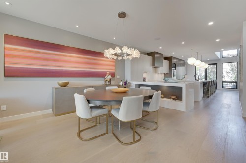 13508 Ravine Drive, Edmonton, AB - Indoor Photo Showing Dining Room