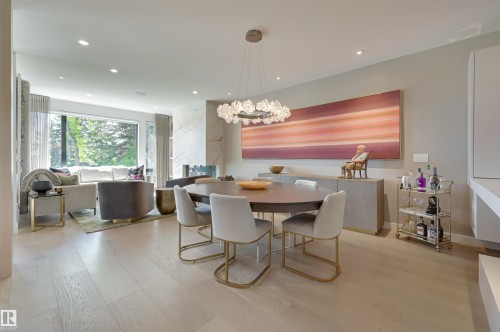 13508 Ravine Drive, Edmonton, AB - Indoor Photo Showing Dining Room