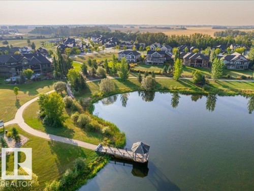 1079 Genesis Lake Boulevard, Stony Plain, AB - Outdoor With Body Of Water With View