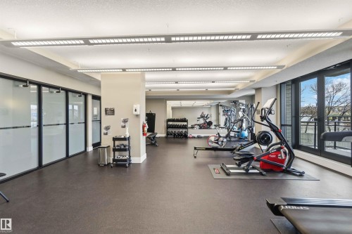 212 11080 Ellerslie Road, Edmonton, AB - Indoor Photo Showing Gym Room