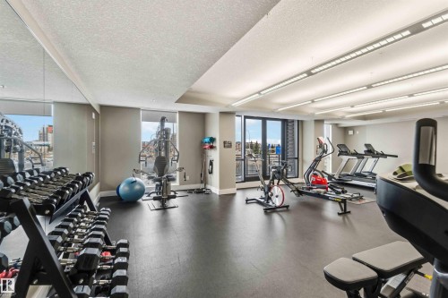 212 11080 Ellerslie Road, Edmonton, AB - Indoor Photo Showing Gym Room