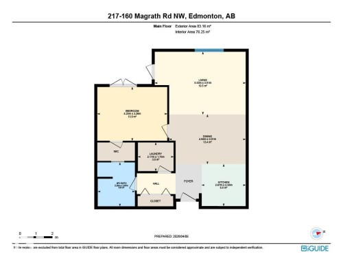 Floor plan - 217 160 Magrath Road, Edmonton, AB - Other
