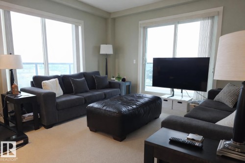 408 1230 Windermere Way, Edmonton, AB - Indoor Photo Showing Living Room