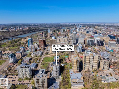 906 9819 104 Street, Edmonton, AB - Outdoor With View