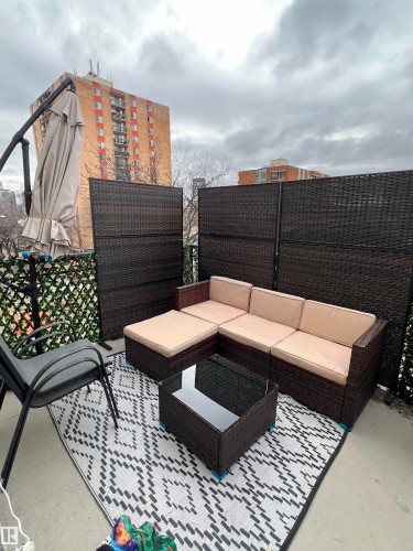 443 10403 122 Street, Edmonton, AB - Outdoor With Deck Patio Veranda
