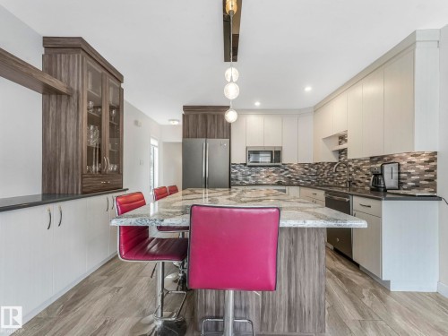 10727 66 Avenue, Edmonton, AB - Indoor Photo Showing Kitchen With Upgraded Kitchen