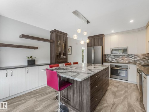 10727 66 Avenue, Edmonton, AB - Indoor Photo Showing Kitchen With Double Sink With Upgraded Kitchen