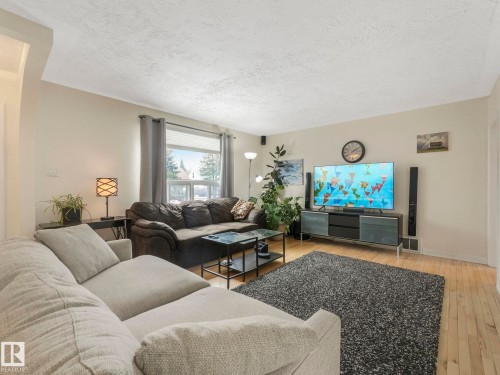 10727 66 Avenue, Edmonton, AB - Indoor Photo Showing Living Room