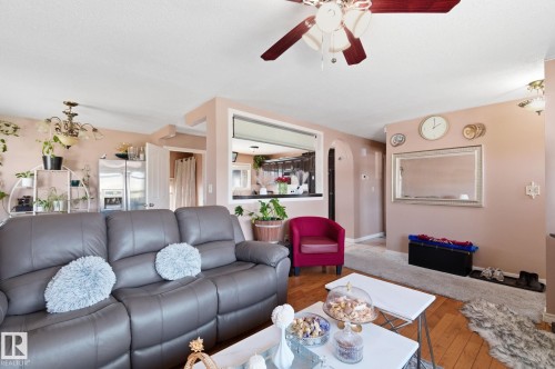 10617 167A Avenue, Edmonton, AB - Indoor Photo Showing Living Room
