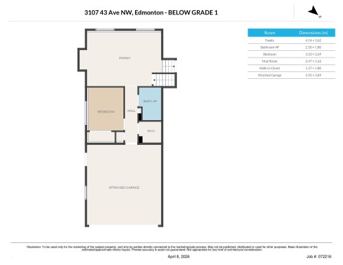 Floor plan - 3107 43 Avenue, Edmonton, AB - Other