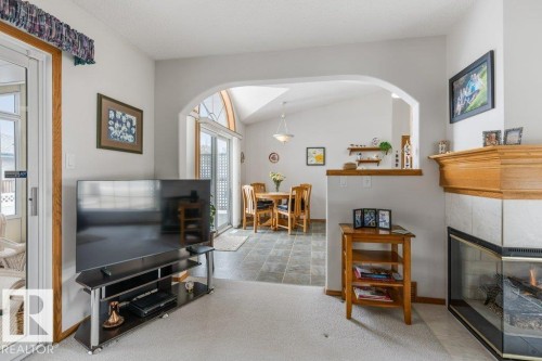 8 95 Gervais Road, St. Albert, AB - Indoor With Fireplace