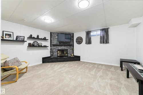16020 123 Street, Edmonton, AB - Indoor With Fireplace