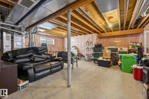 33 Hartwick Gate, Spruce Grove, AB - Indoor Photo Showing Basement