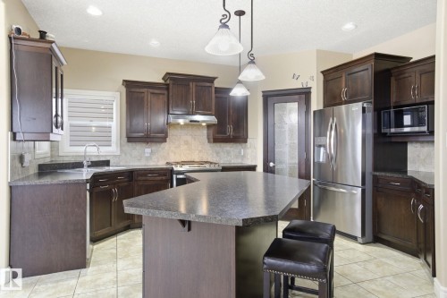 549 Hudson Road, Edmonton, AB - Indoor Photo Showing Kitchen With Upgraded Kitchen