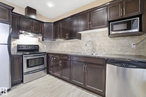 549 Hudson Road, Edmonton, AB - Indoor Photo Showing Kitchen With Double Sink