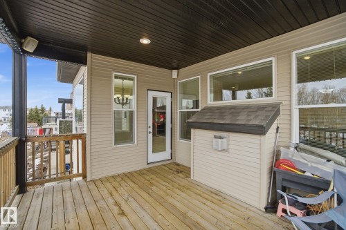 549 Hudson Road, Edmonton, AB - Outdoor With Deck Patio Veranda With Exterior