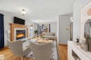 11019 126 Street, Edmonton, AB  - Indoor Photo Showing Living Room With Fireplace 