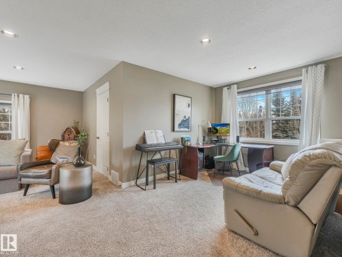 110 Weaver Drive, Edmonton, AB - Indoor Photo Showing Living Room