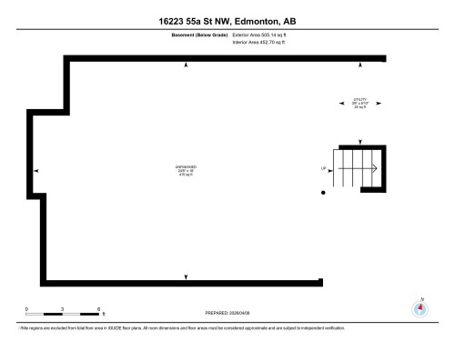 Floor plan - 16223 55A Street, Edmonton, AB - Other
