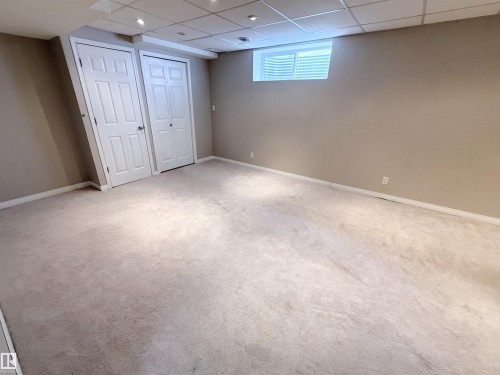 87 Haney Landing, Spruce Grove, AB - Indoor Photo Showing Basement