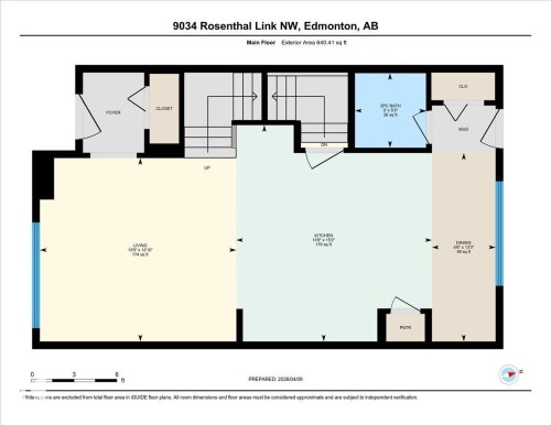 Floor plan - 9034 Rosenthal Link Link, Edmonton, AB - Other