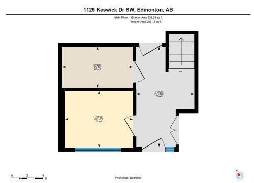 Floor plan - 1129 Keswick Drive, Edmonton, AB - Other