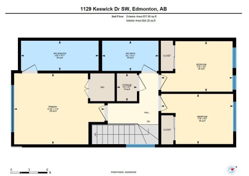 Floor plan - 1129 Keswick Drive, Edmonton, AB - Other