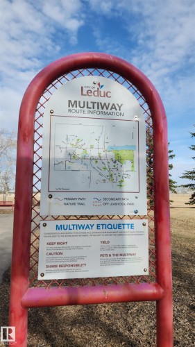 Travel by foot, bicycle, scooter, skateboard, wheel chair and experience nature just a block away. - 116 Maisonette Village, Leduc, AB -  With View