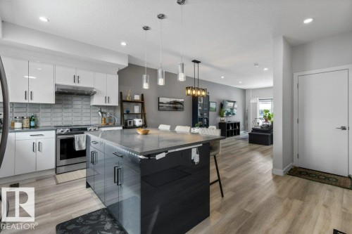 11029 150 Street, Edmonton, AB - Indoor Photo Showing Kitchen With Upgraded Kitchen