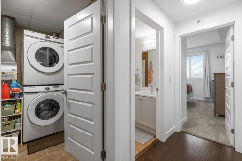 307 8730 82 Avenue, Edmonton, AB - Indoor Photo Showing Laundry Room