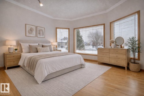 This room has been virtually staged** - 615 Twin Brooks Bend, Edmonton, AB - Indoor Photo Showing Bedroom