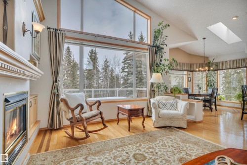 615 Twin Brooks Bend, Edmonton, AB - Indoor With Fireplace
