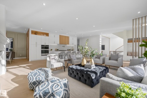 10342 138 Street, Edmonton, AB - Indoor Photo Showing Living Room