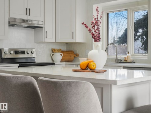 200 Burton Road, Edmonton, AB - Indoor Photo Showing Kitchen With Upgraded Kitchen