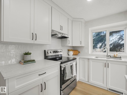 200 Burton Road, Edmonton, AB - Indoor Photo Showing Kitchen With Upgraded Kitchen