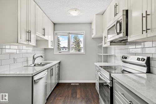 11365 22 Avenue, Edmonton, AB - Indoor Photo Showing Kitchen With Double Sink With Upgraded Kitchen
