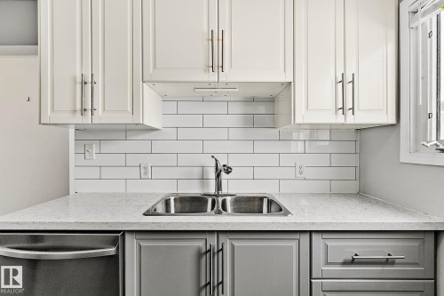 11365 22 Avenue, Edmonton, AB - Indoor Photo Showing Kitchen With Double Sink With Upgraded Kitchen
