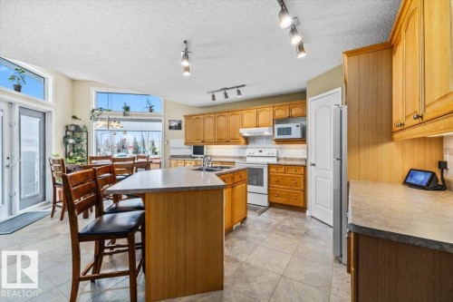 520 Wiseman Lane, Edmonton, AB - Indoor Photo Showing Kitchen With Double Sink