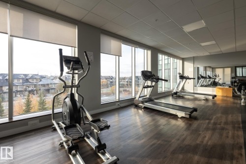 325 5151 Windermere Boulevard, Edmonton, AB - Indoor Photo Showing Gym Room