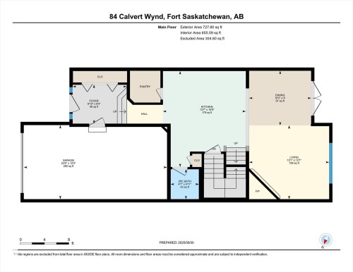 Floor plan - 84 Calvert Wynd, Fort Saskatchewan, AB - Other