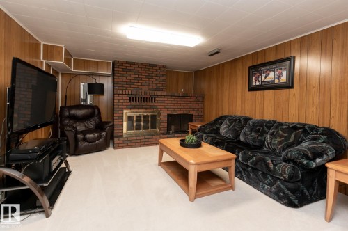 13503 111 Street Nw, Edmonton, AB - Indoor With Fireplace