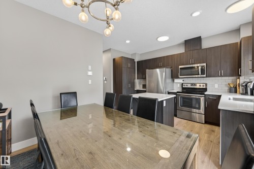 3 4835 Wright Drive, Edmonton, AB - Indoor Photo Showing Kitchen With Stainless Steel Kitchen