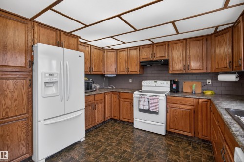 19 Howson Crescent, Edmonton, AB - Indoor Photo Showing Kitchen With Double Sink